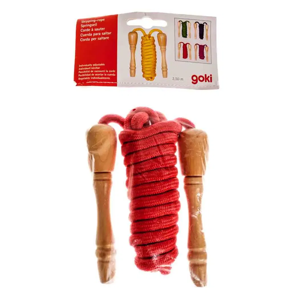 GOKI Springseil GK105 mit Holzgriffen  - Bild 1