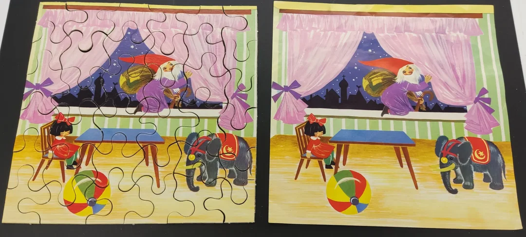 Pestalozzi-Verlag Legespiel-Puzzle "vom Sandmännchen" 3 Bilder  – Bild 3