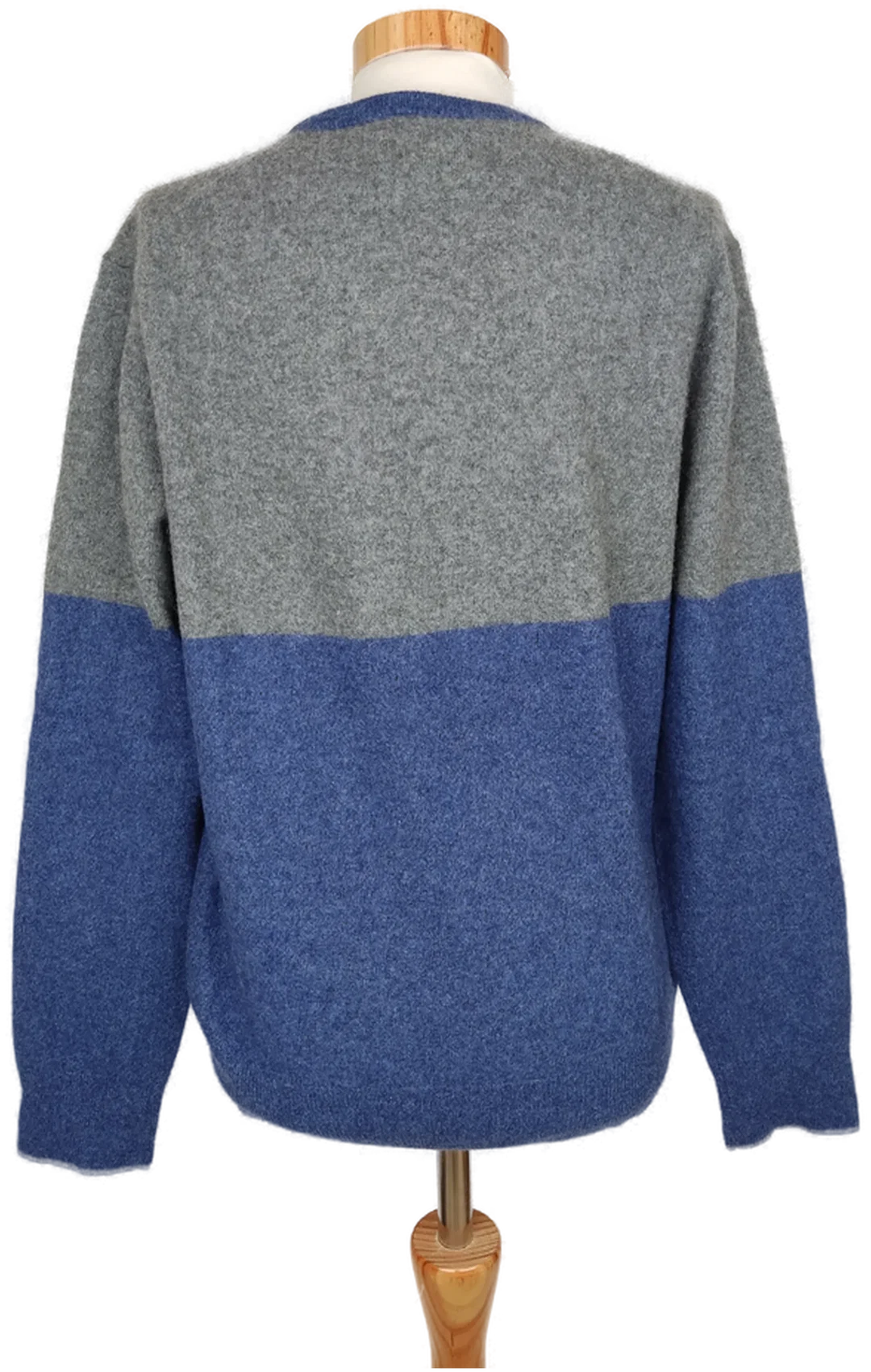 Boden Damen Kaschmir-Pullover, blau/grau - L/40 – Bild 2