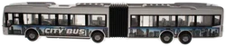 Dickie City Express Bus – Gelenkbus – ca. 45,5 cm – Weiß/Schwarz – Türen zu öffnen - Bild 3