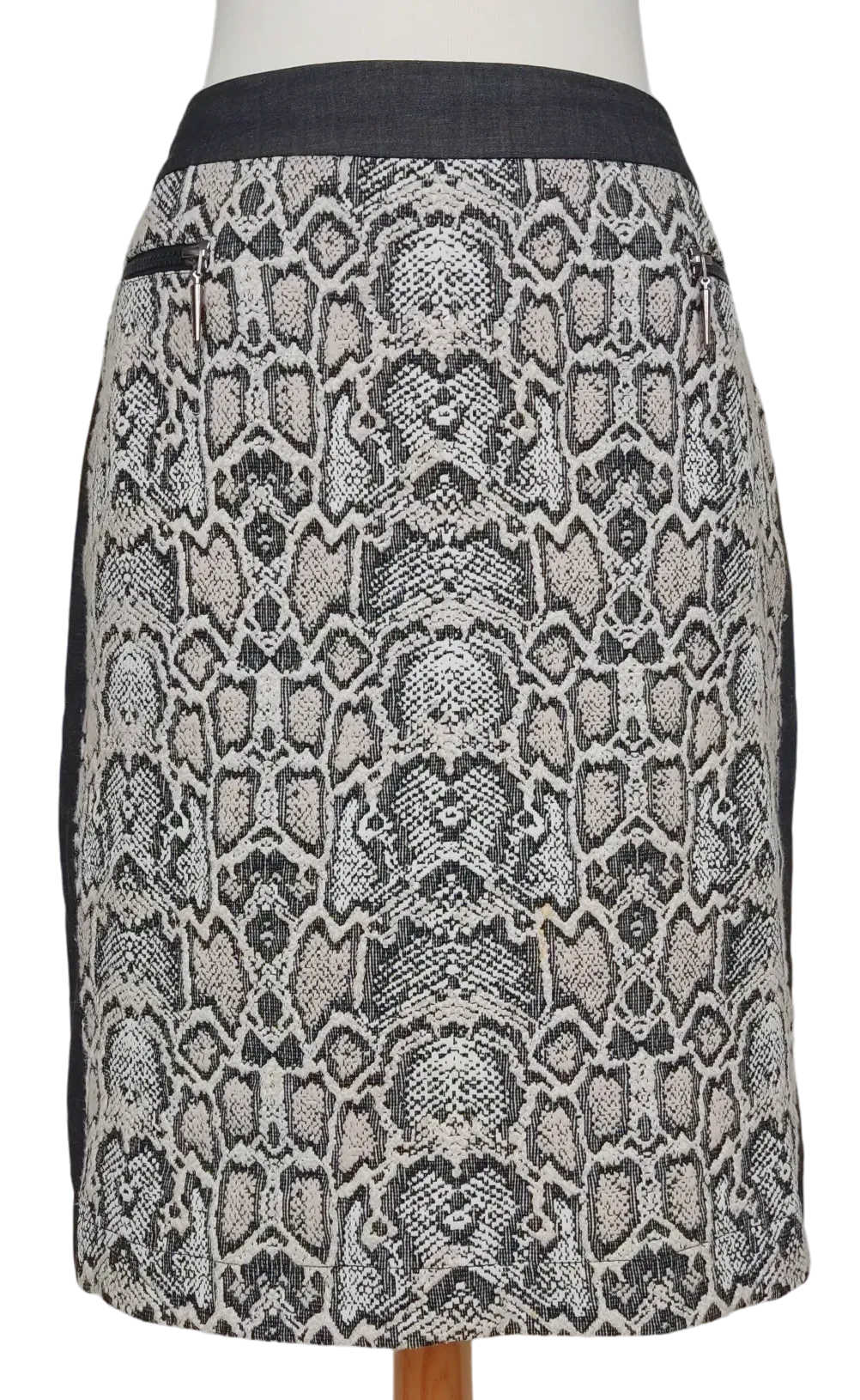 Airfield Damen Rock, grau/weiß - Bundweite 42 cm  - Bild 1