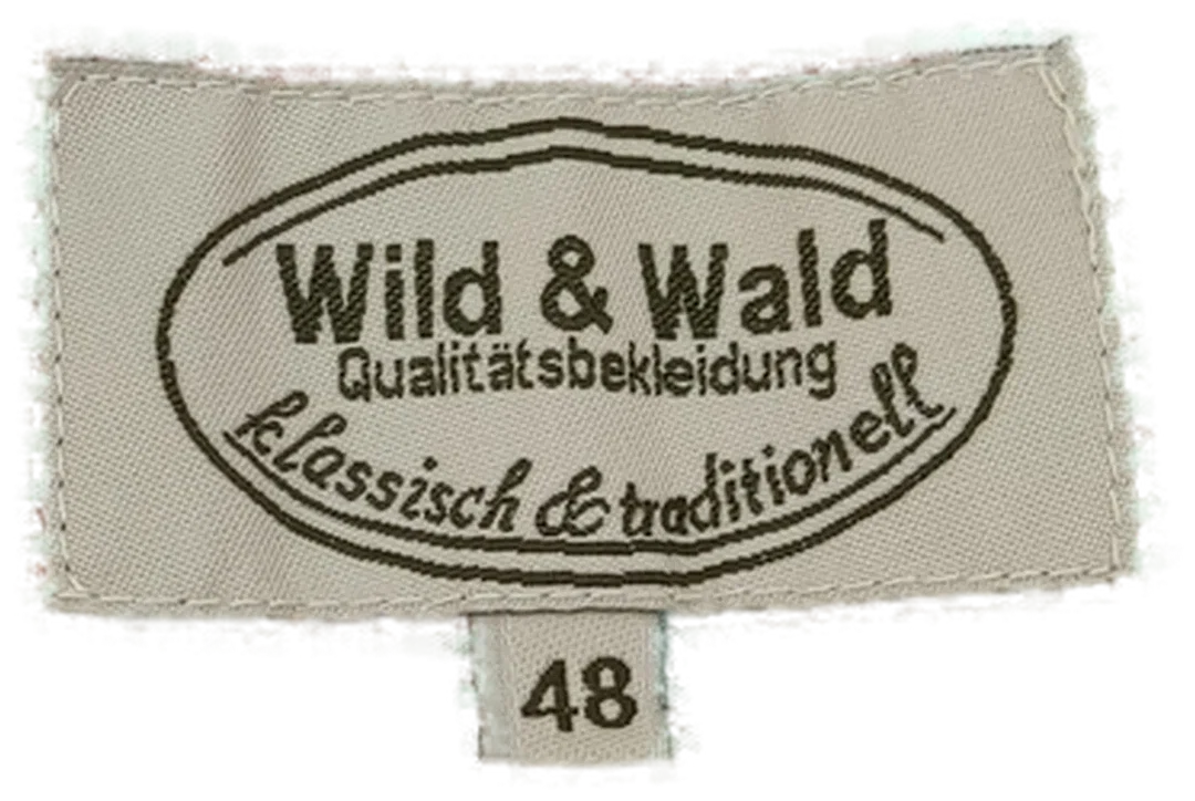 Wild & Wald Herren Trachtenhemd kariert rosa - Gr. 48 – Bild 4