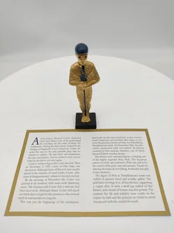 Goldener Ptah Porzellan & Zertifikat von Franklin Mint | Limitierte Rarität - Bild 9
