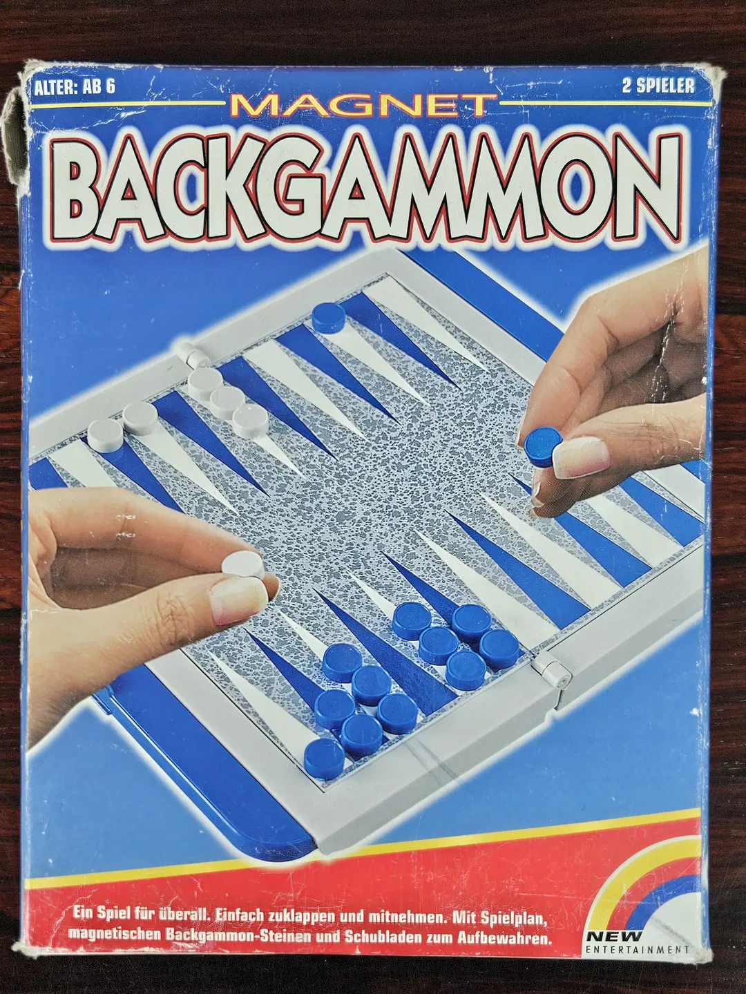 MAGNET BACKGAMMON - Gesellschaftsspiel - NEW ENTERTAIMENT - Bild 1