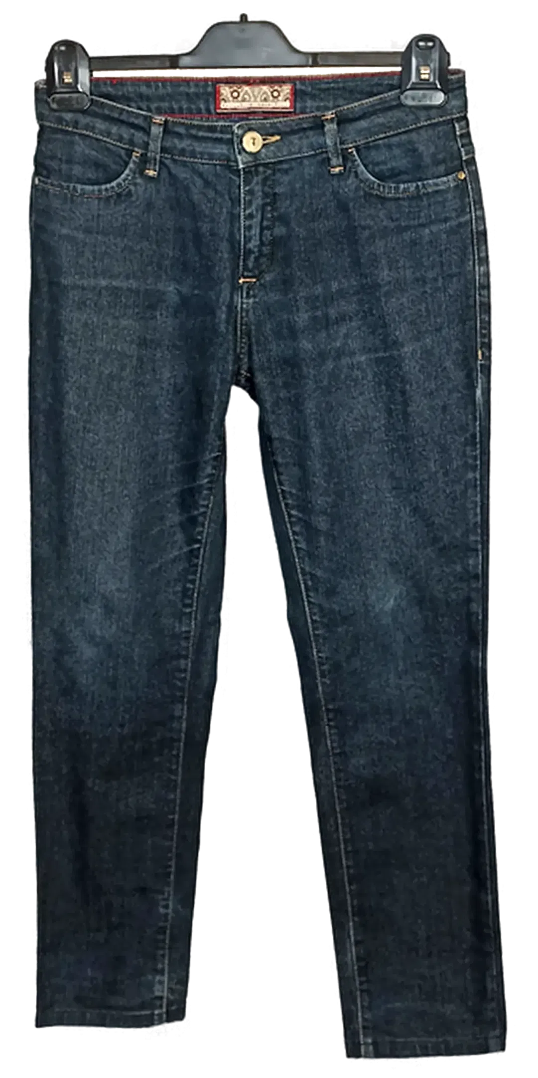 Trussardi Jeans Damen Jeans dunkelblau Gr. UK 27 - Bild 1