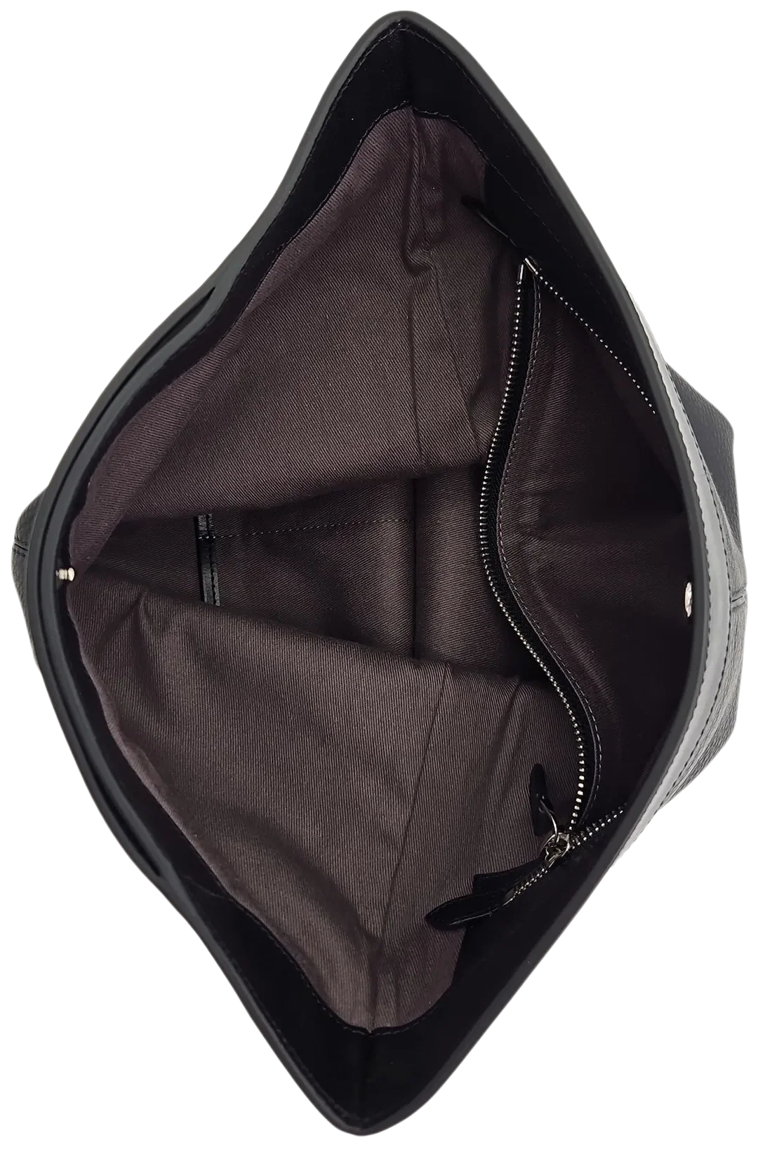 Max V. Koenig Damen Lederhandtasche/Clutch, schwarz - Höhe ca. 35 cm  – Bild 5