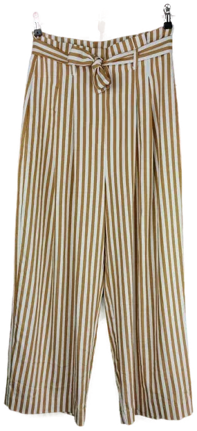 UNQ Damen Hose weiß/gold gestreift - S/36 - Bild 4