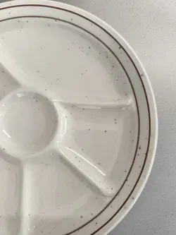 6 Fondueteller, France, Keramik - Bild 2