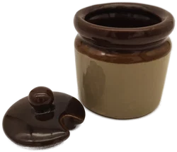 Konvolut Geschirr, Keramik braun, Vintage, 70er Retro - Bild 3