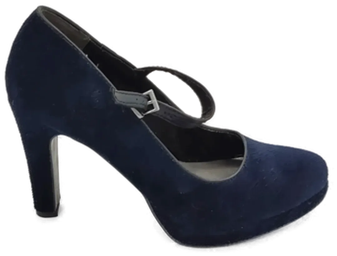 Tamaris Damen Pumps dunkelblau Gr. 38 – Bild 5