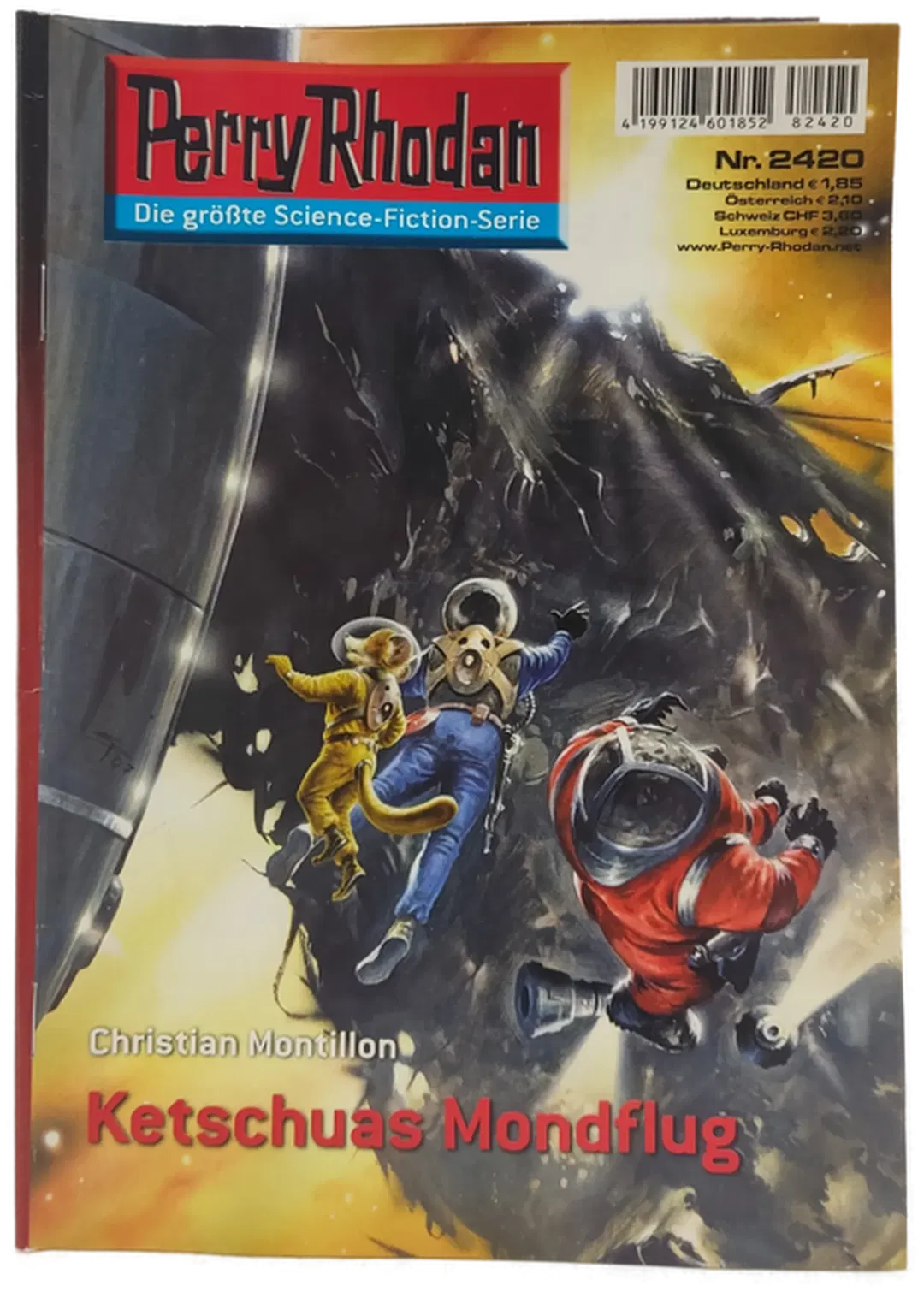 Romanheft Perry Rhodan Ketschuas Mondflug Erstauflage Nr. 2420 - Bild 1