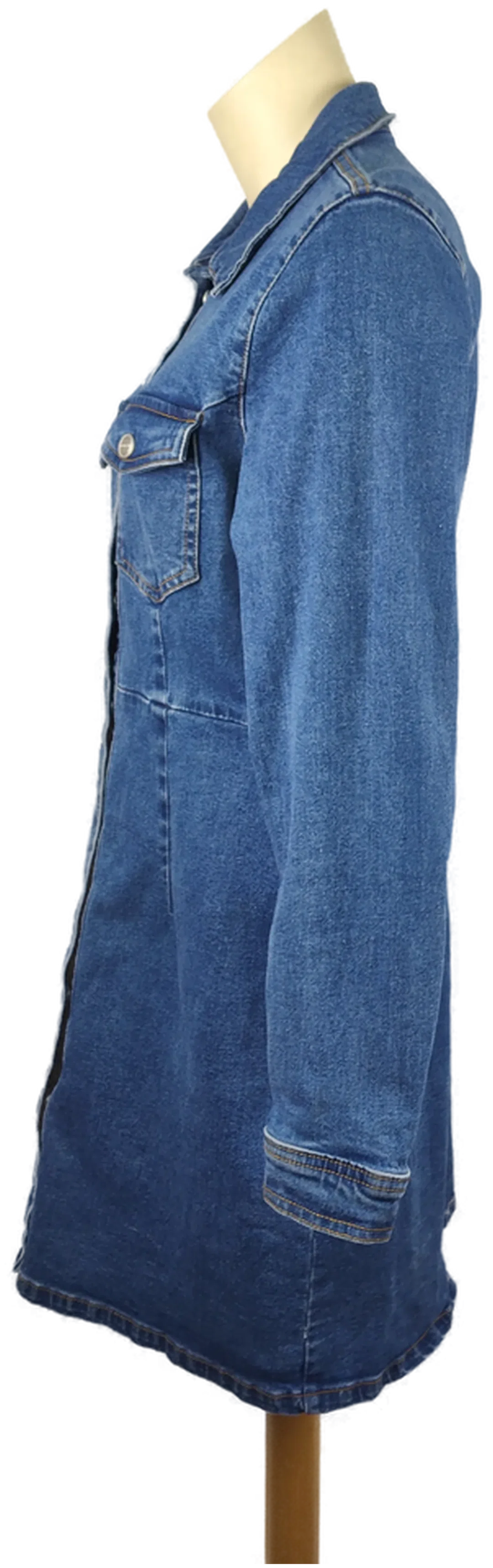 AMISU Jeanskleid Damen Gr. 42 in Blau | Denim-Klassiker – Bild 2