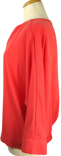 Damenbluse Comma Orange Gr. 38 | Leuchtender Alltagsliebling – Bild 4