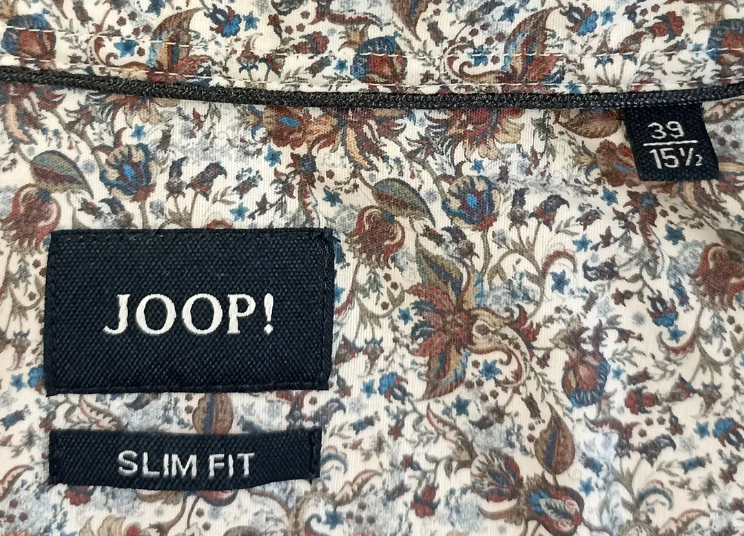 Joop! Herrenhemd gemustert Gr. M – Bild 3