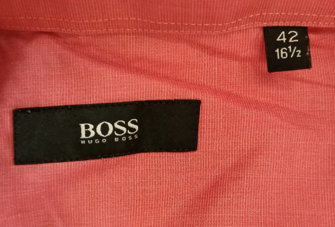 Hugo Boss Herrenhemd lachsr G. 42 – Bild 3