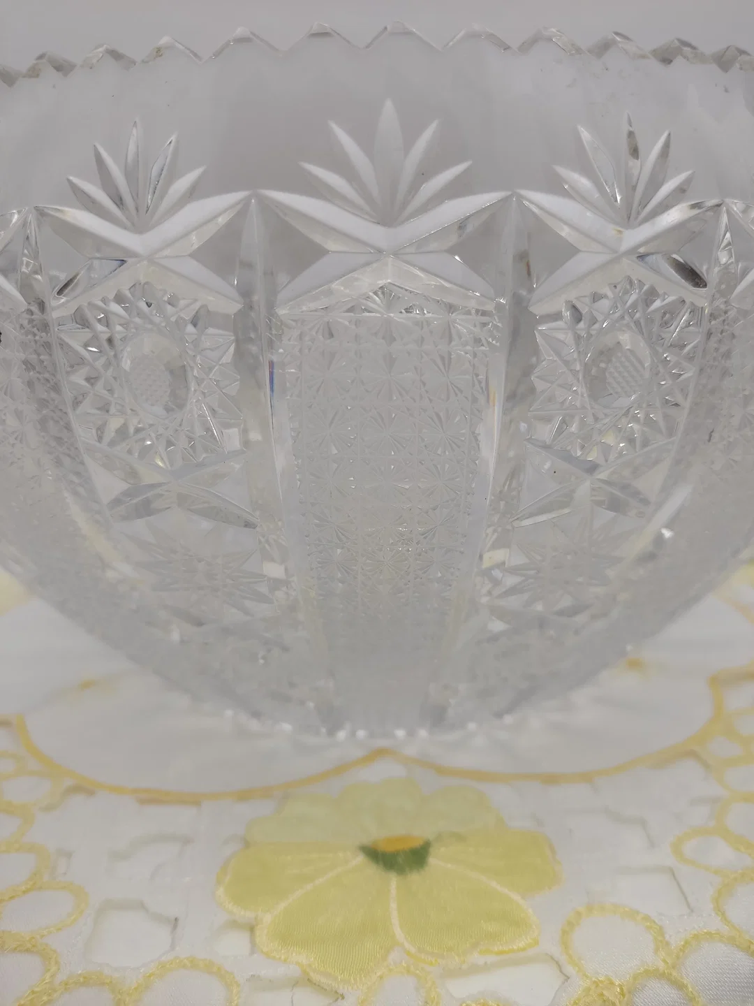 Bohemian Kristallglas-Schale „Queen’s Lace“ | Vintage-Klassiker – Bild 5