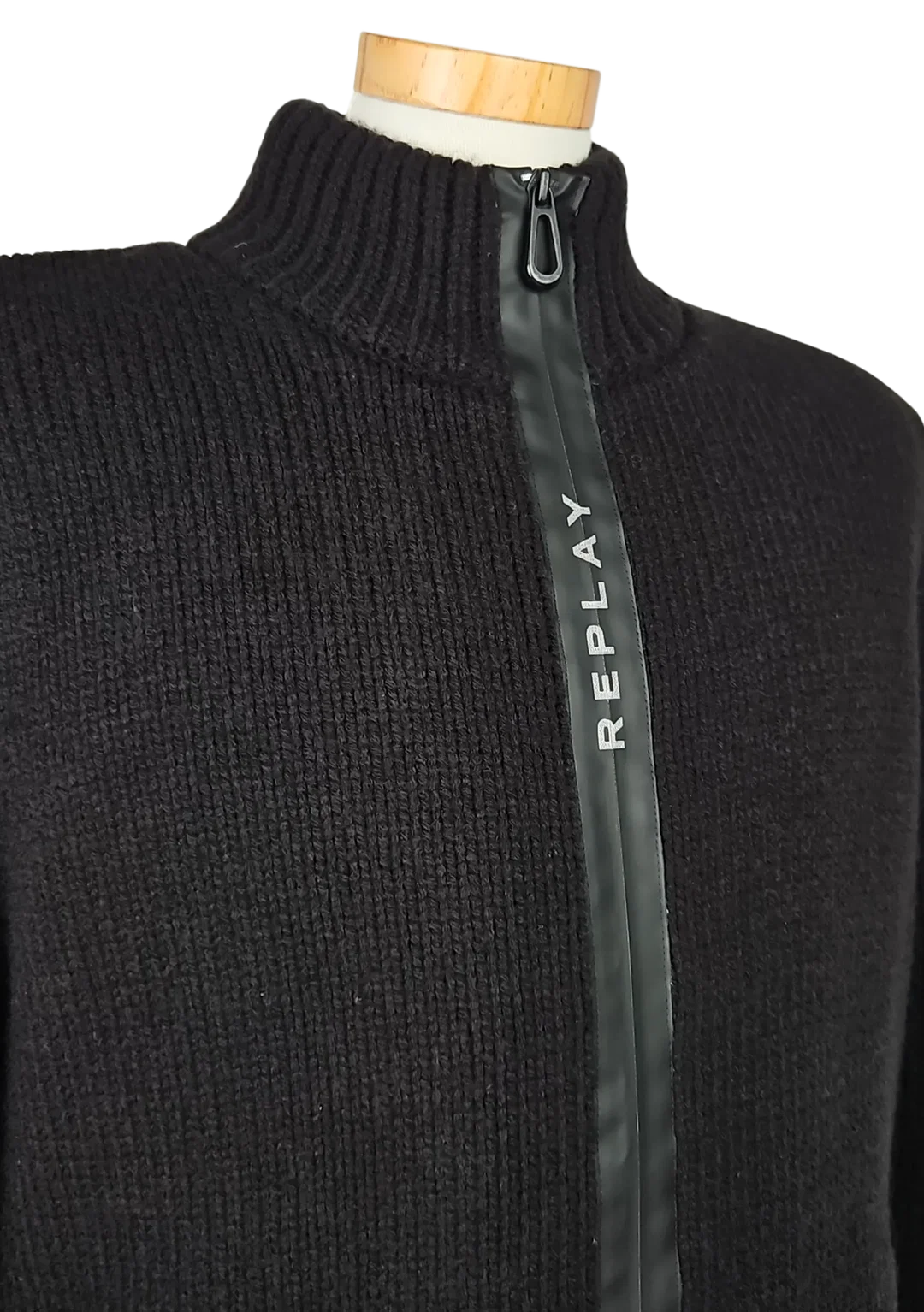 REPLAY Herren Wolljacke, schwarz - Gr. L  – Bild 4