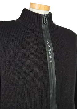 REPLAY Herren Wolljacke, schwarz - Gr. L  - Bild 4