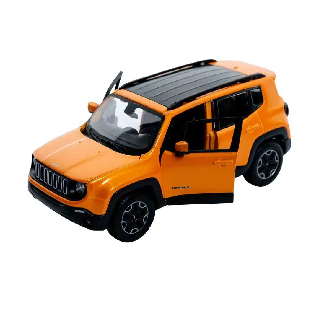 Jeep Renegade Modellauto orange, ca. 17 cm, SUV-Design - Bild 4