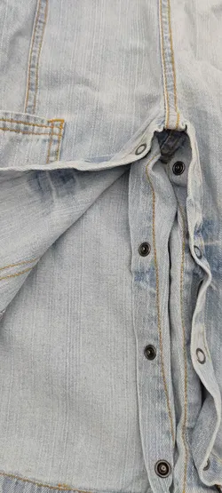 Teeny Weeny Kinder Jeans Latzhose blau Gr. 84 cm (12 Monate) - Bild 5