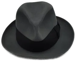 Borsalino Herren Hut grau Vintage - Bild 1