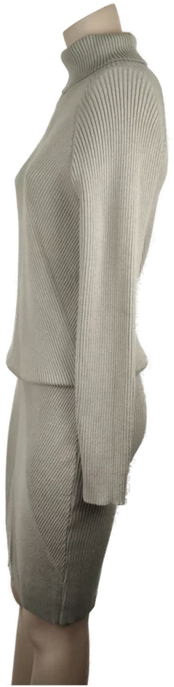 Damen-Set SHEILAY mit Rollkragenpullover und Rock | Strickliebe – Vorschau 2