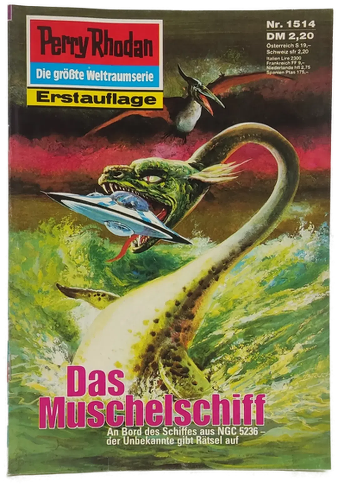 Romanheft Perry Rhodan Das Muschelschiff Erstauflage Nr. 1514 - Bild 2