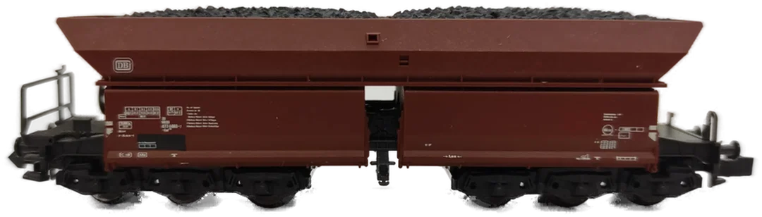Reco Spur N 02365 B Selbstenladewagen mit Kohle-Ladung DB ohne Verpackung – Bild 5