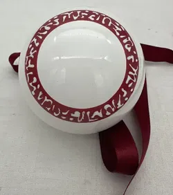 Christbaumkugel und Glocke aus Porzellan - Bild 3