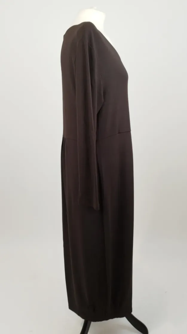 HOPSACK Maxikleid - ca. Gr. 46/48 / 90% Viskose, 10% Elasthan – Bild 2