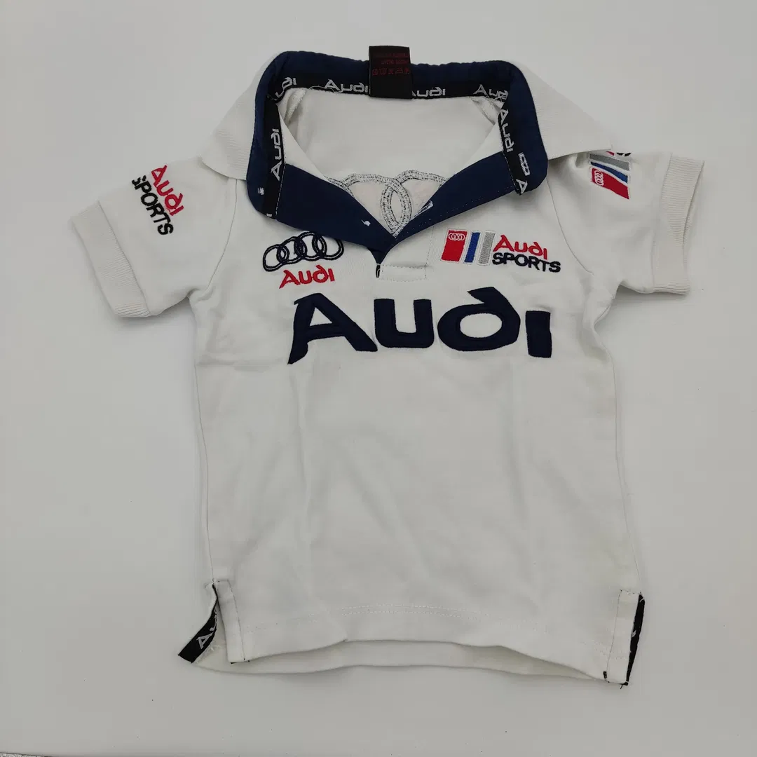 Audi Sport Kinderkurzarm T-Shirt mehrfarbig - 81-86 - Bild 1