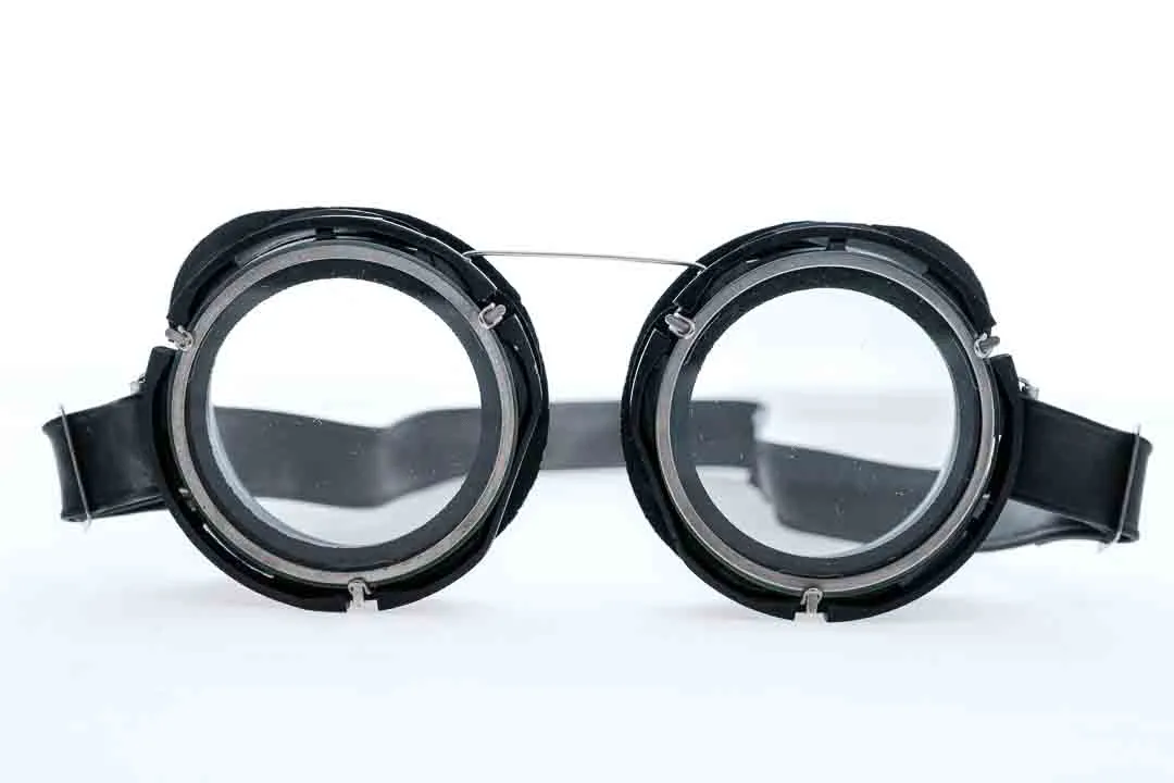 Motorradbrille Design "Swiss Motorcycle Goggles" mit Etui – Bild 4