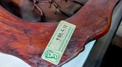 Achatit Madonna mit Kind Wandrelief Naturstein Handarbeit 1845H ca. 37,5cm - Bild 3