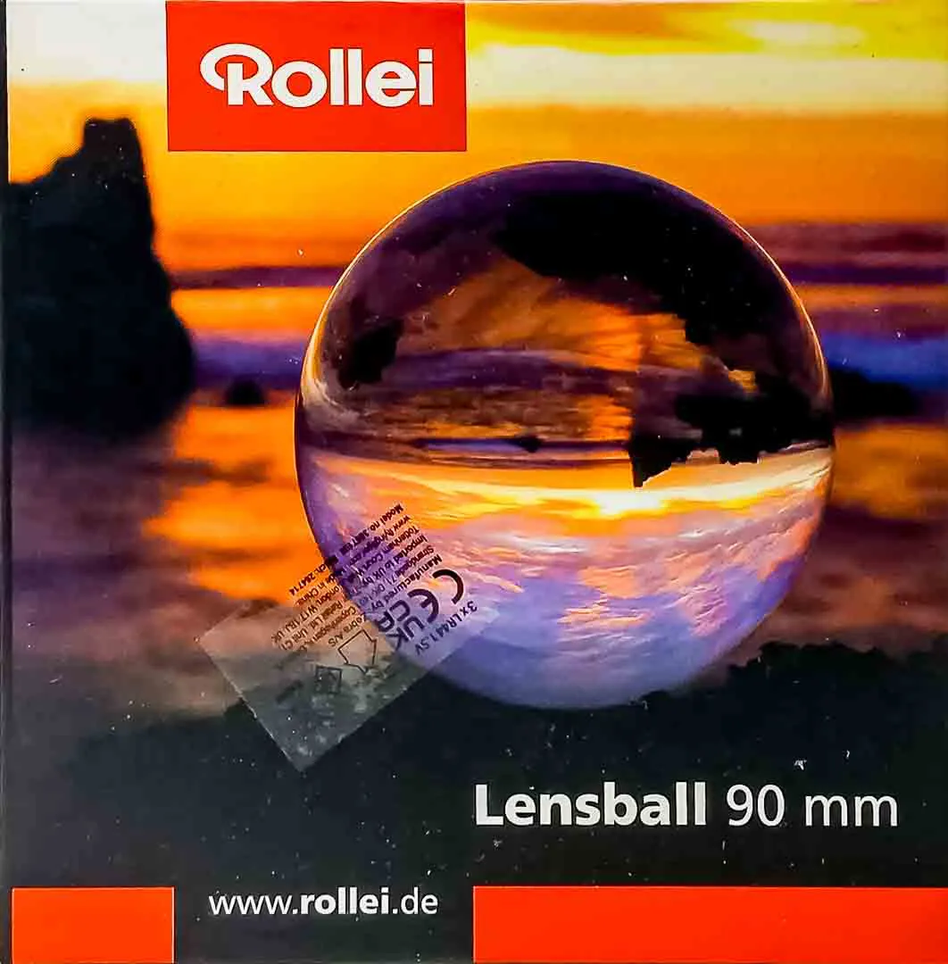 Rollei Lensball 90 mm Glaskugel für kreative Fotografie mit Originalverpackung – Bild 1