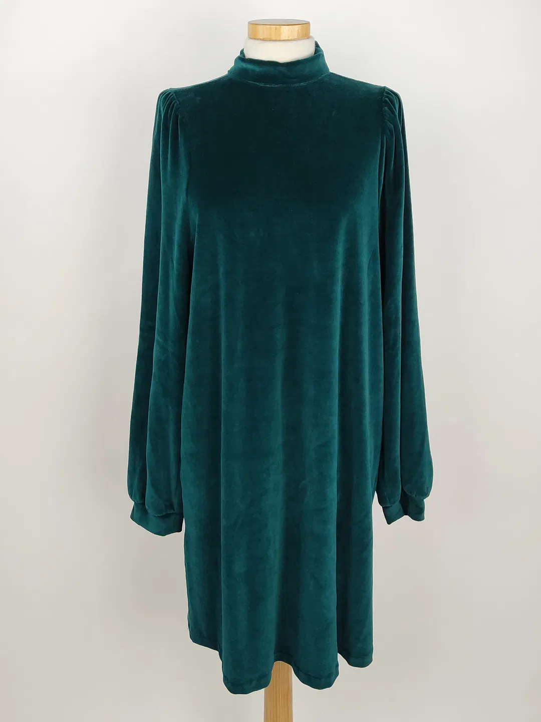 Givn Damenkleid aus BW-Samt petrol - S / 36 - Bild 1