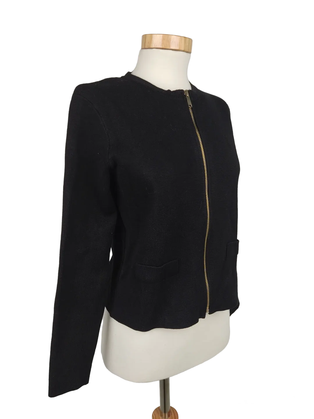 Zara Damen Strickjacke, schwarz - Gr. S – Bild 2