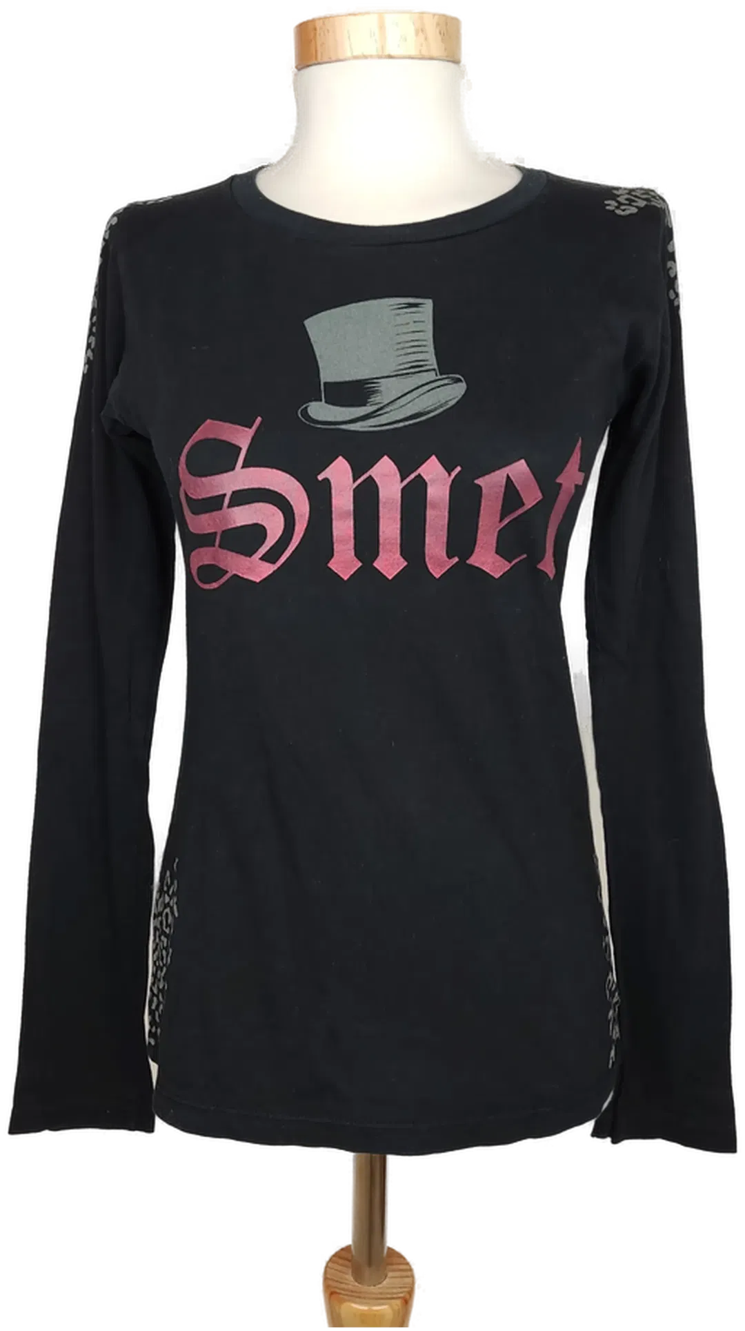 Smet Damen Longshirt schwarz bedruckt - S/36 - Bild 1