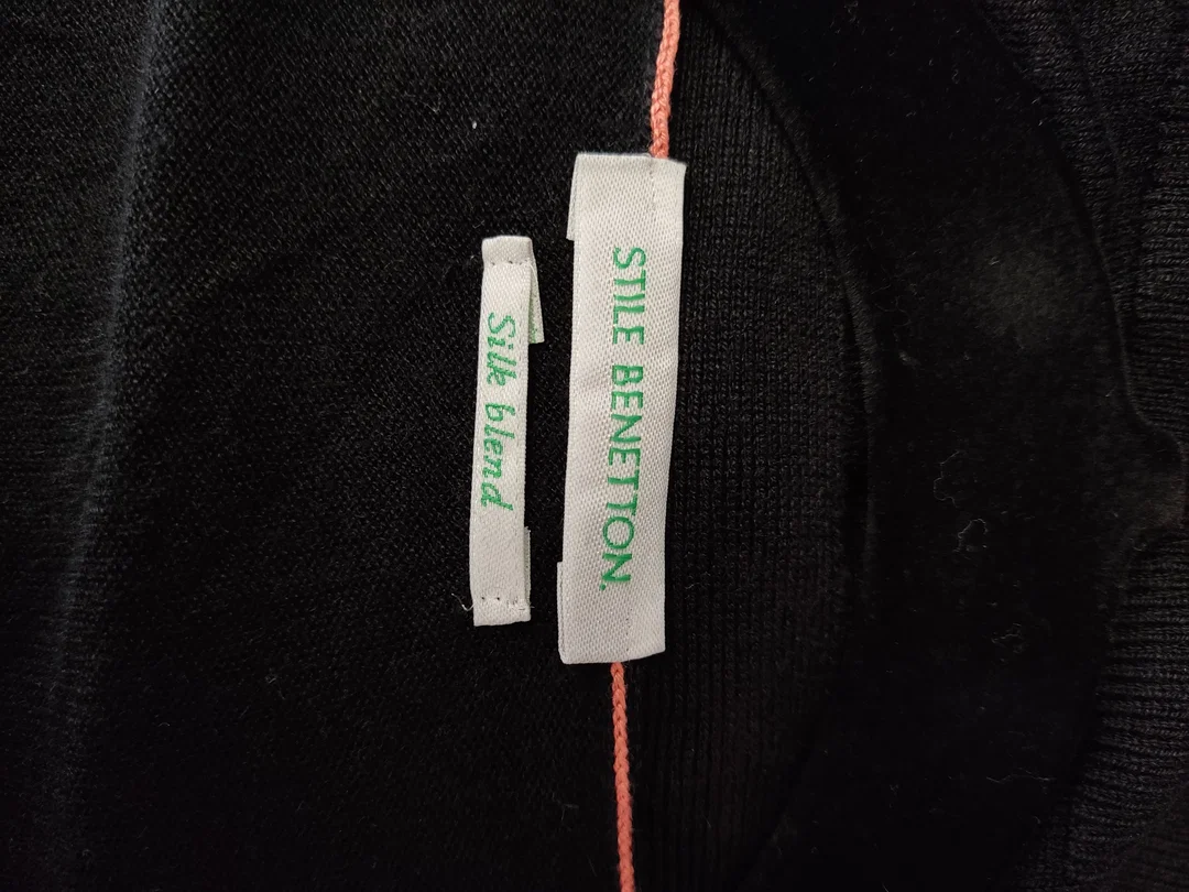 Benetton Pullover Damen Leicht | Feinstrick-Liebling mit Seide – Bild 3