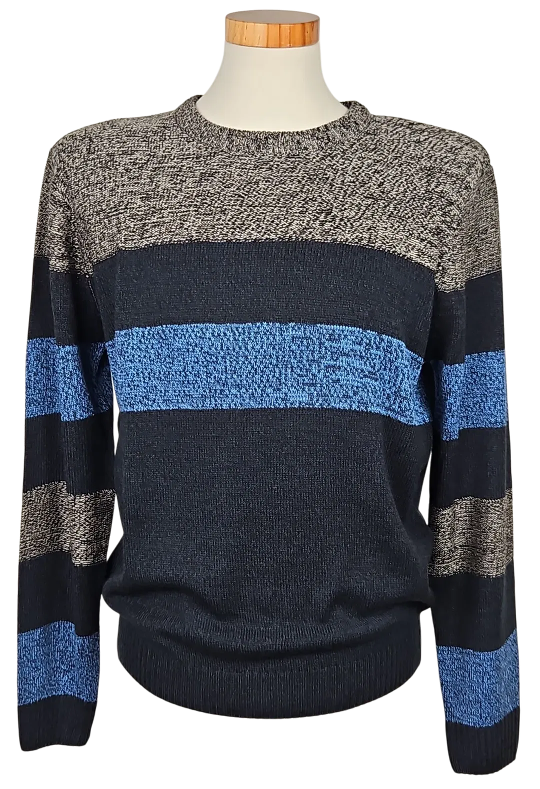 Vintage Herren Strickpullover, multicolor - Gr. M  - Bild 4