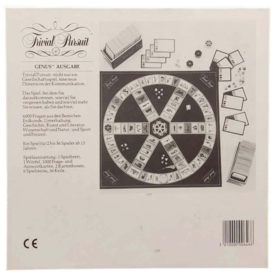 Brettspiel Trivial Pursuit Mastergame Genus Ausgabe – Bild 2