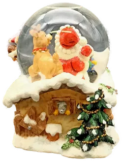 Schneekugel Weihnachtsdekoration mit Sound - Bild 4
